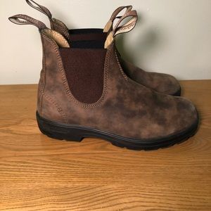 blundstone 500 rustic brown